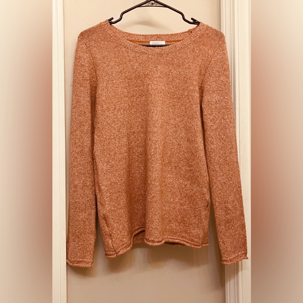 NWT Woman’s Cozy, Super Soft Burnt Orange Lightweight Long Sleeve Sweater